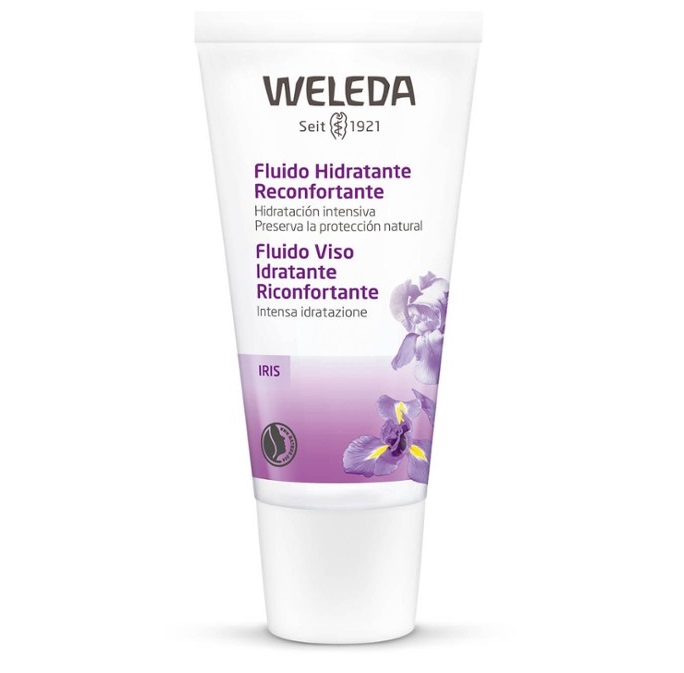 Fluido facial hidratante equilibrante de Iris "Weleda" x 30ml