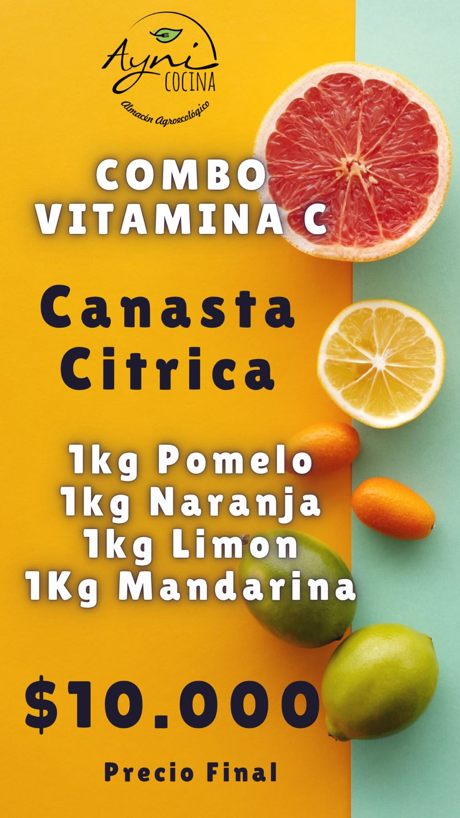 CANASTA CITRICA COMBO VITAMINA C PROMO SEMANAL