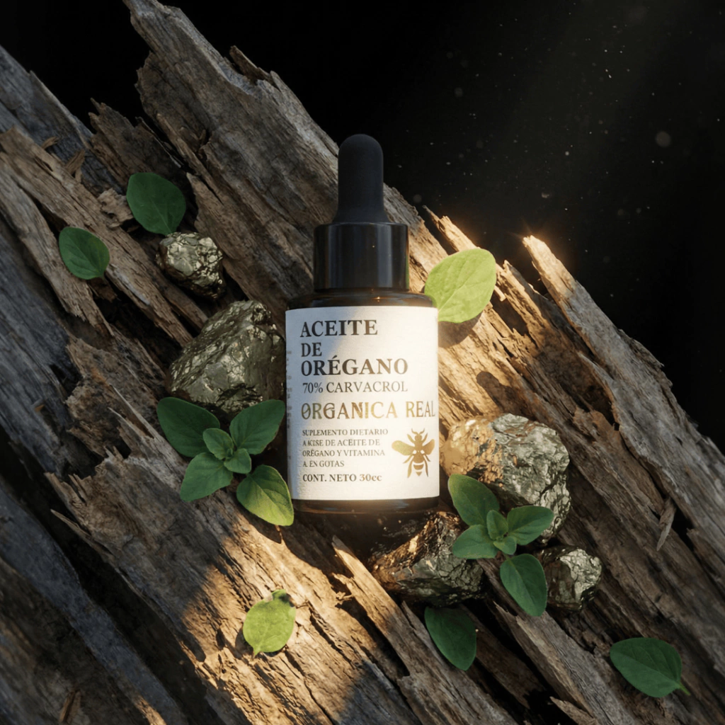 Aceite de Oregano 70% carvacroL puro "Organico y Real" x 30cc